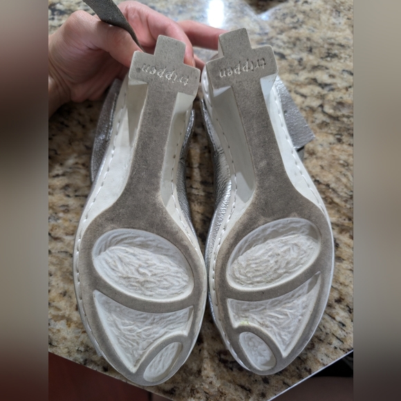 Trippen 38 silver mandarin nickel white soles cross - Picture 11 of 11